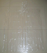 transparent clear PE disposable rain poncho-pe emergency rain poncho 